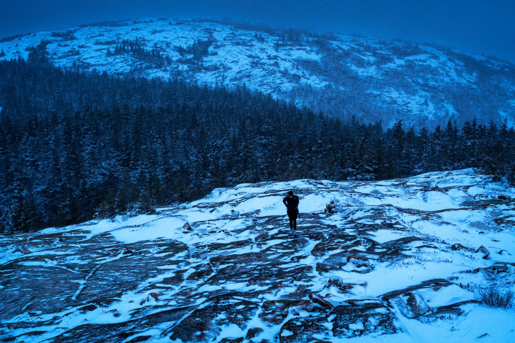 Winter Solstice attempt of the Acadia Round in Maine